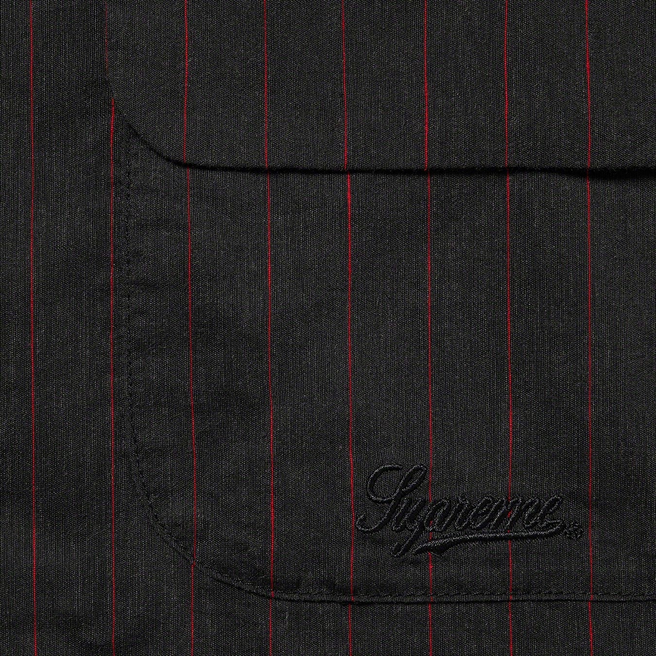 Pinstripe Linen Shirt view 5